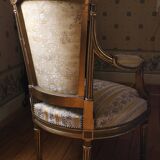 Fauteuil Bois doré