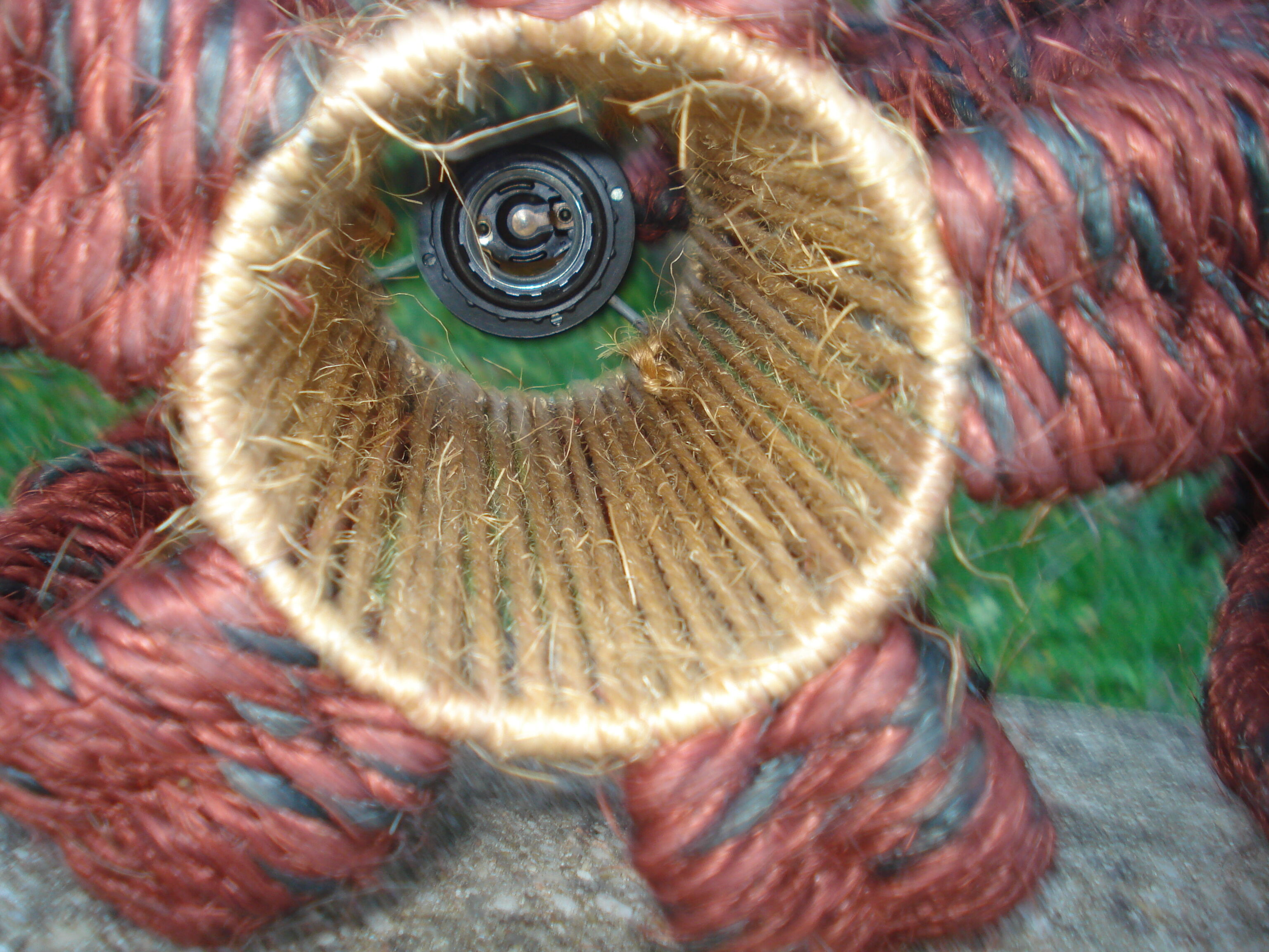 Pair of braid rope hanging  1960/70