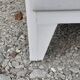 Chest of drawers 4 drawers feet compass white