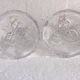 Bougeoirs cristal taillé