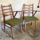 Paire de chaises vintage 1960’s style scandinave