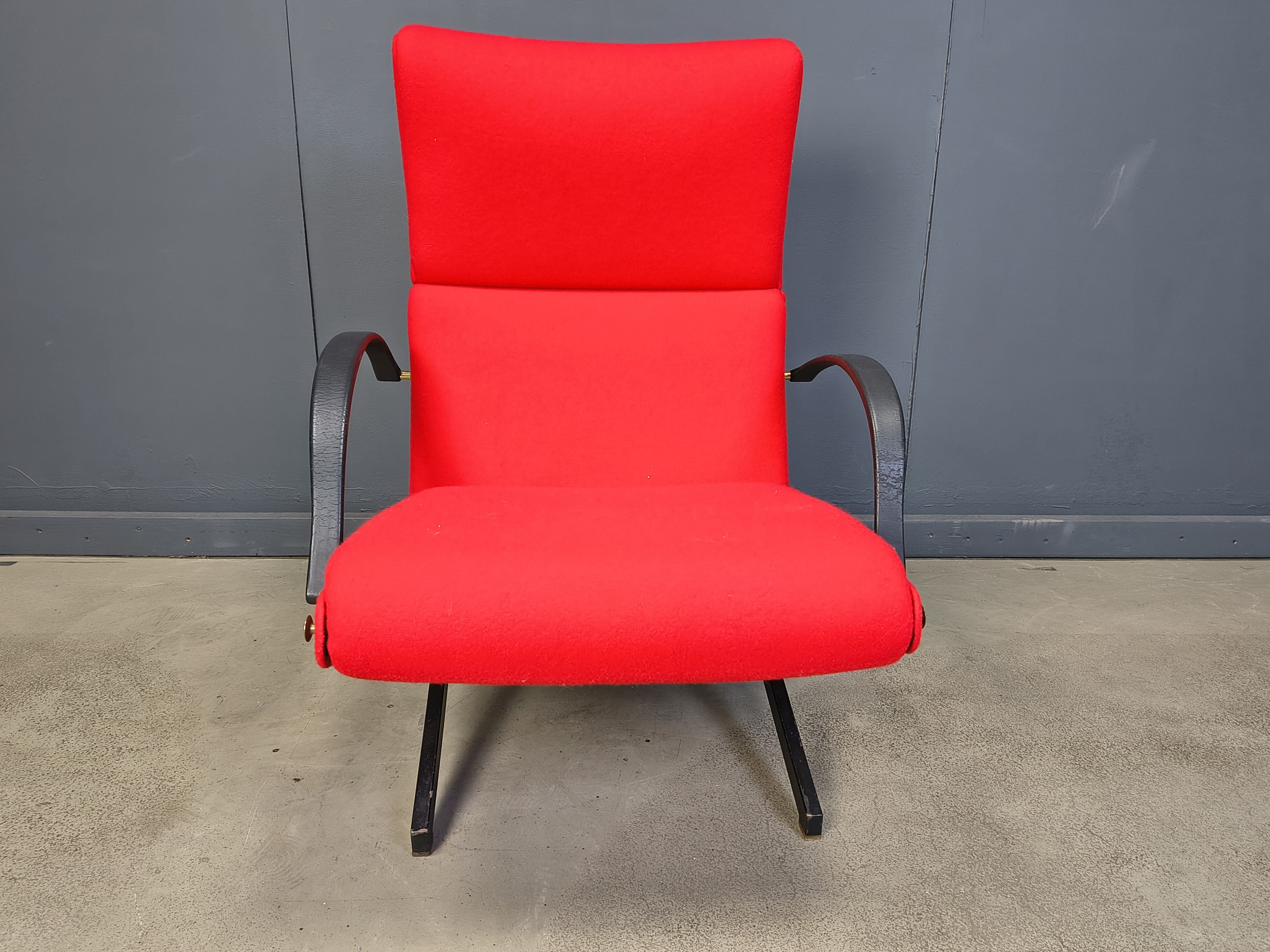 Vintage p40 lounge chair by Osvaldo Borsani for Tecno, 1960s
