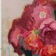Tableau bouquet of red roses around 1940 by francis etienne