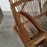 Rattan armchair