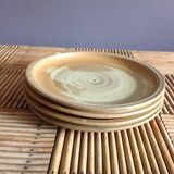 Set of 4 plates in sandis