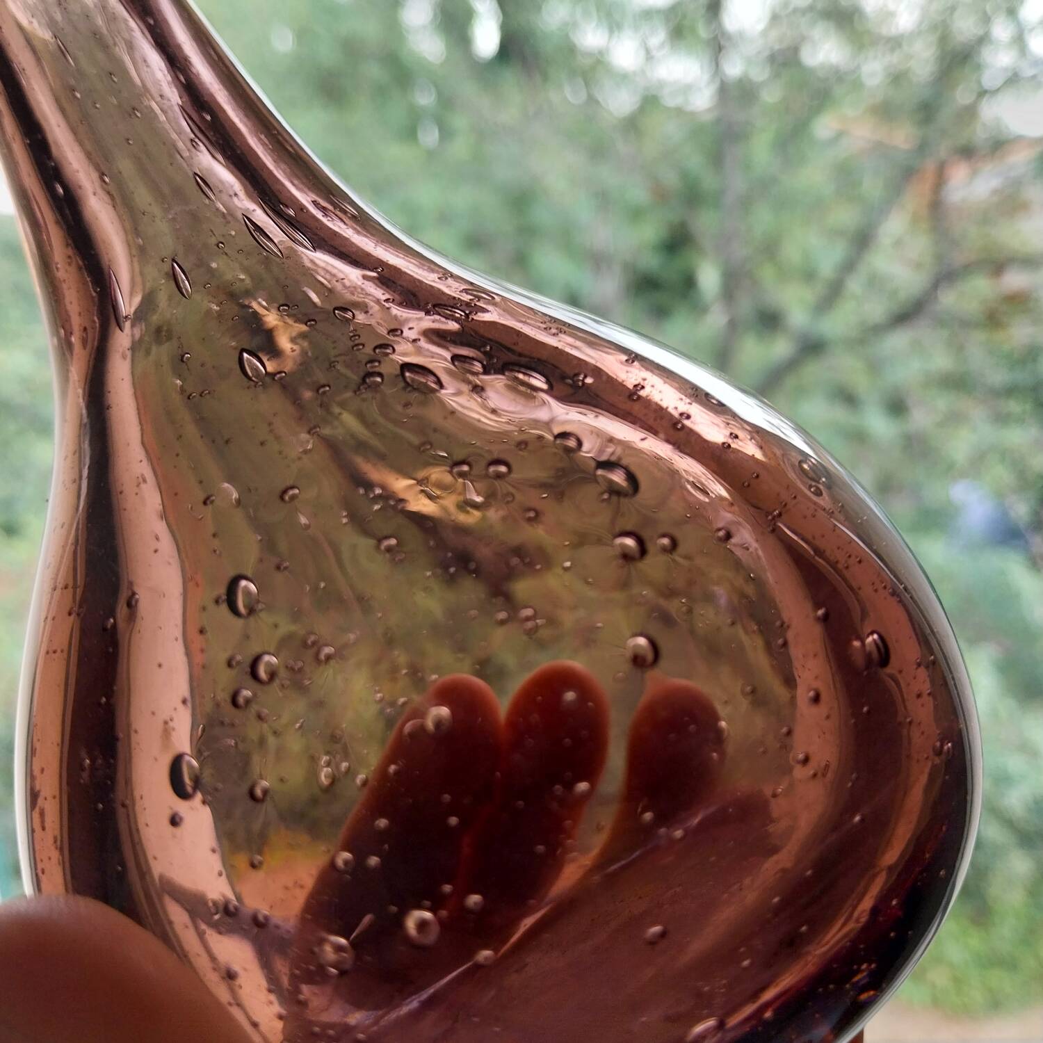 Soliflor mouth-blown bubble glass