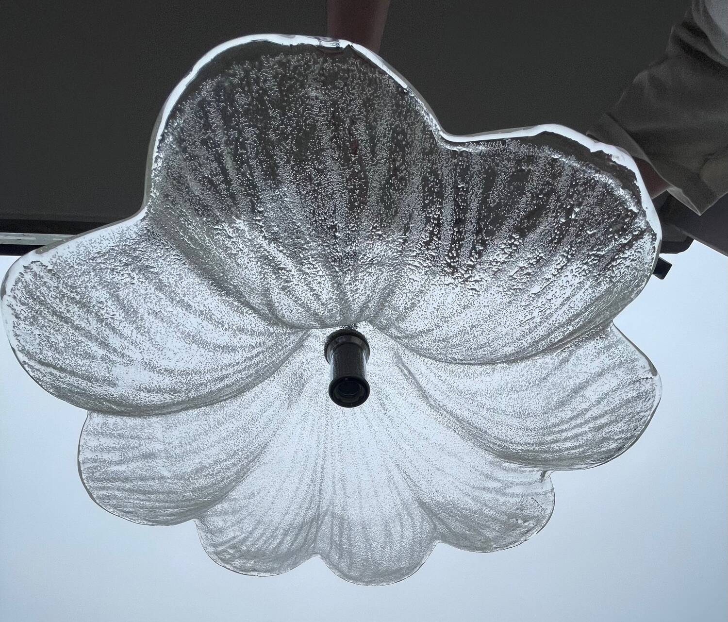 Lampe murano fleur