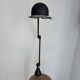 Original 1980s vintage Jielde lamp with 2 arms in matte black - 100 cm