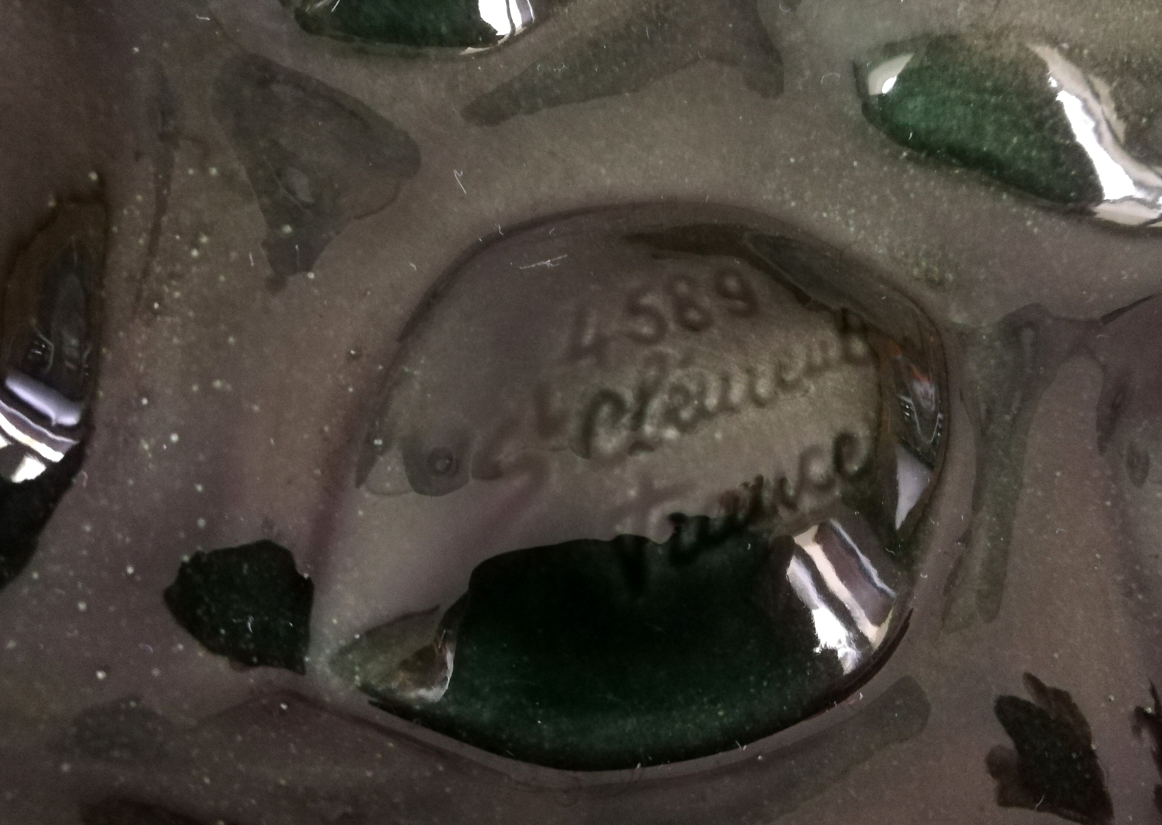 6 oyster plates Saint Clement 4589