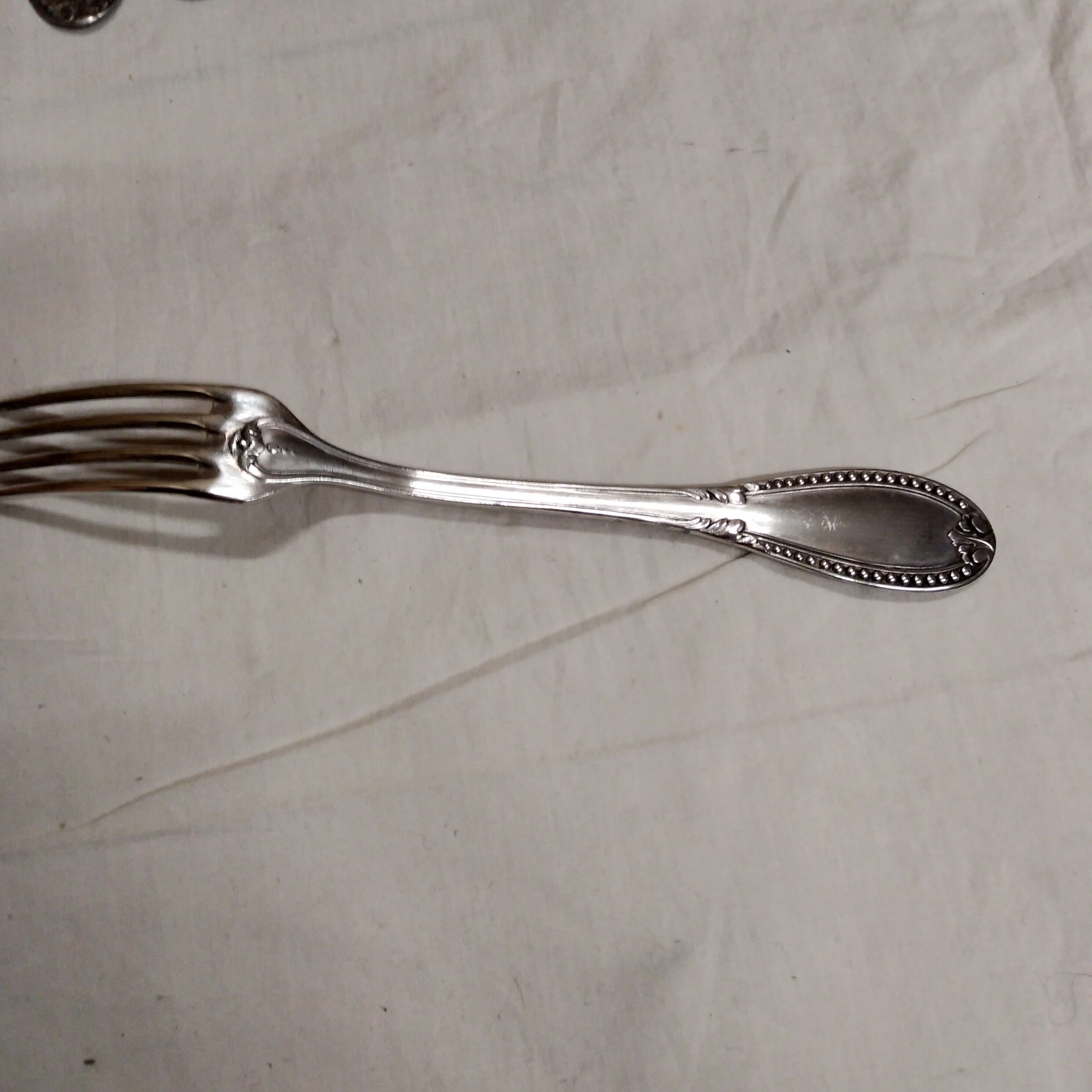 Silver metal housewife 1950