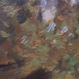 Oil painting Francesco Maria Pieri, labronica 60s/70s