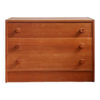 Danish teak chest of drawers from the 1960s.