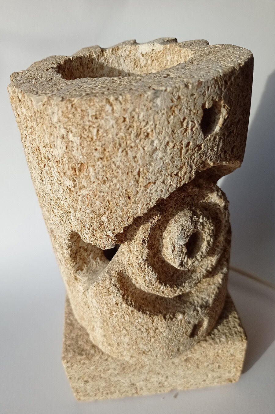 Circa 70 Albert Tormos stone lamp