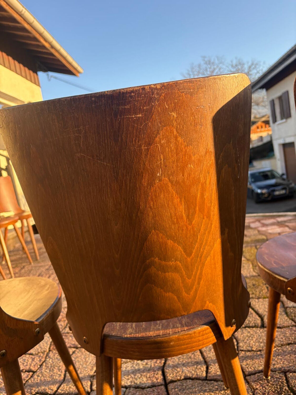 Set of 6 Baumann bistro chairs