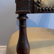Fauteuil directoire, similicuir, XIXème
