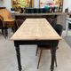 Table de ferme pieds tournés