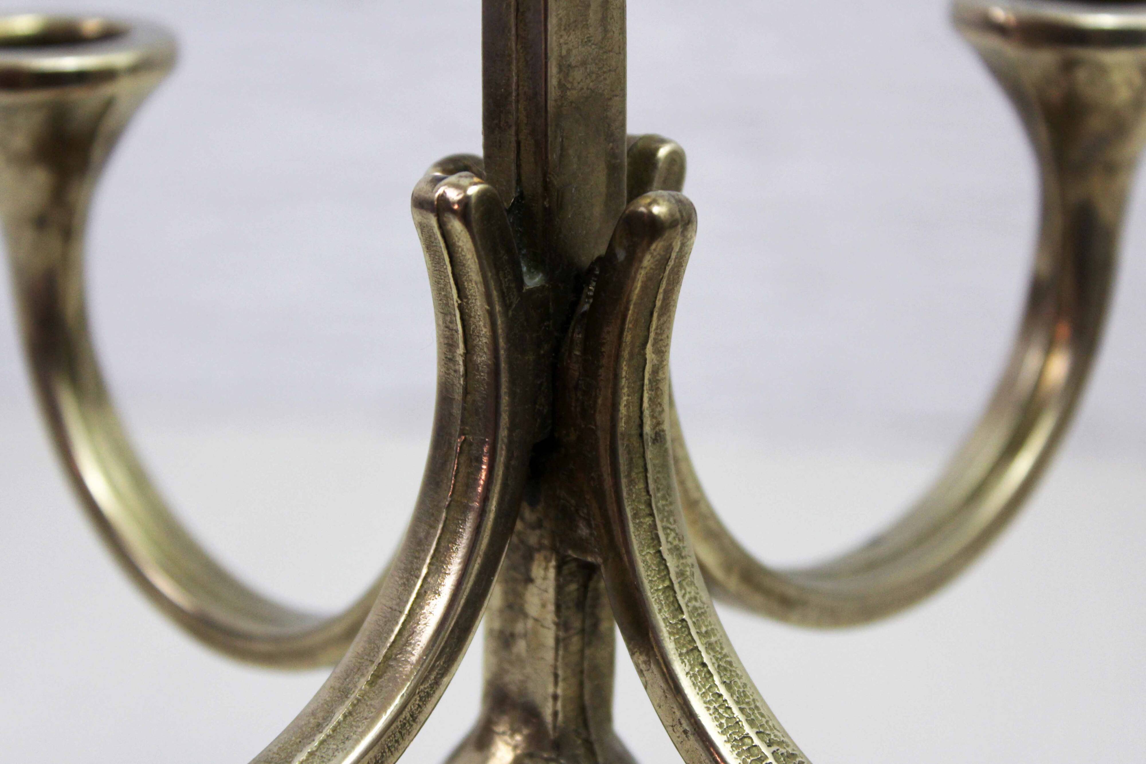 5-light bronze candlestick, 1960