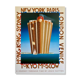 Poster Razzia - Louis Vuitton - A journey through time - Signed by the artist - On linen - Big Size