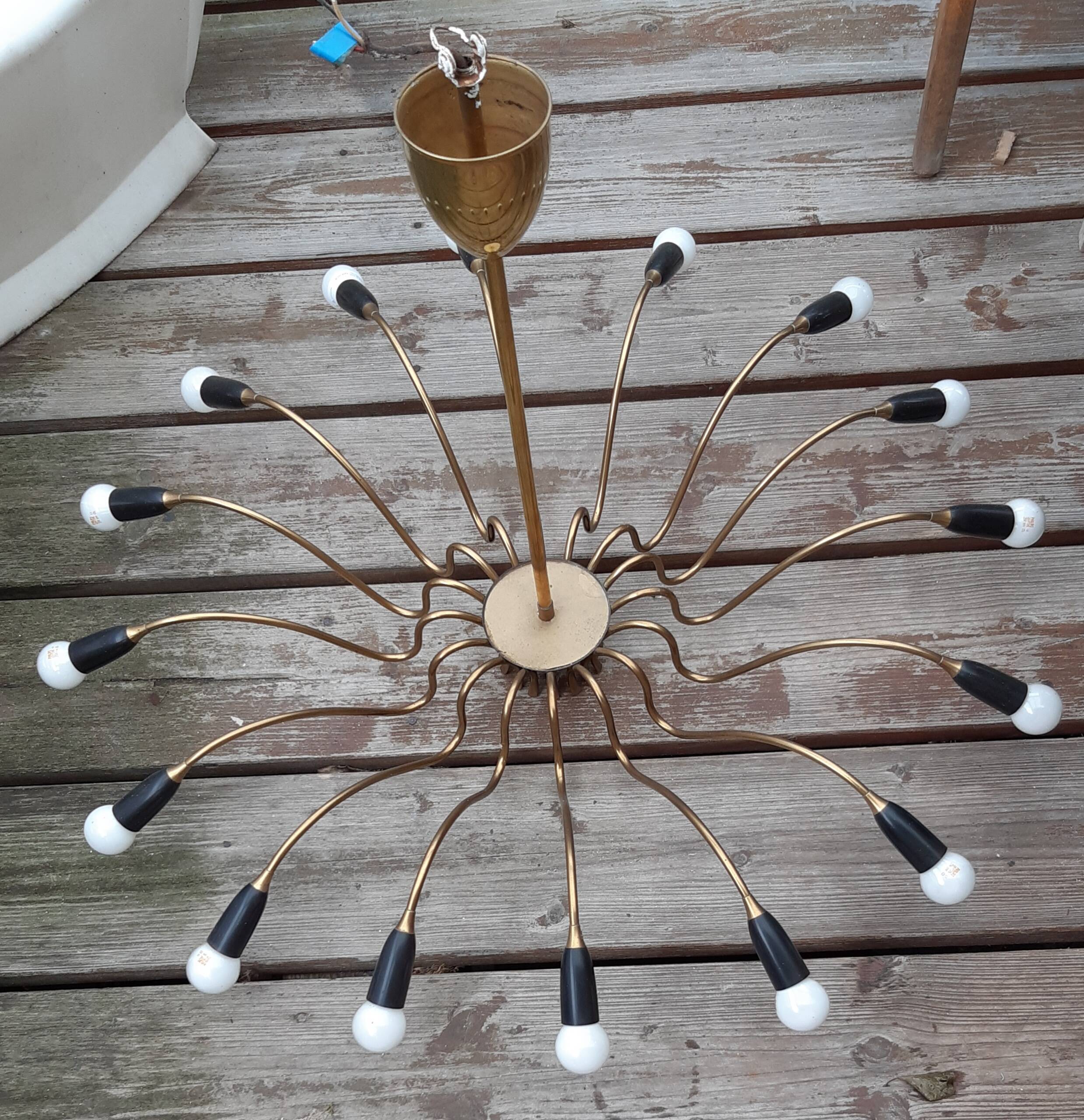 Spider chandelier 1960