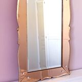 Miroir Vénitien biseauté art nouveau