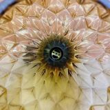 Lustre en verre ambré