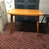 Side table butterfly vintage compass feet year 50/60