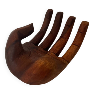 Wooden ring holder tray