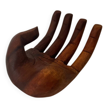 Vide poche baguier en bois