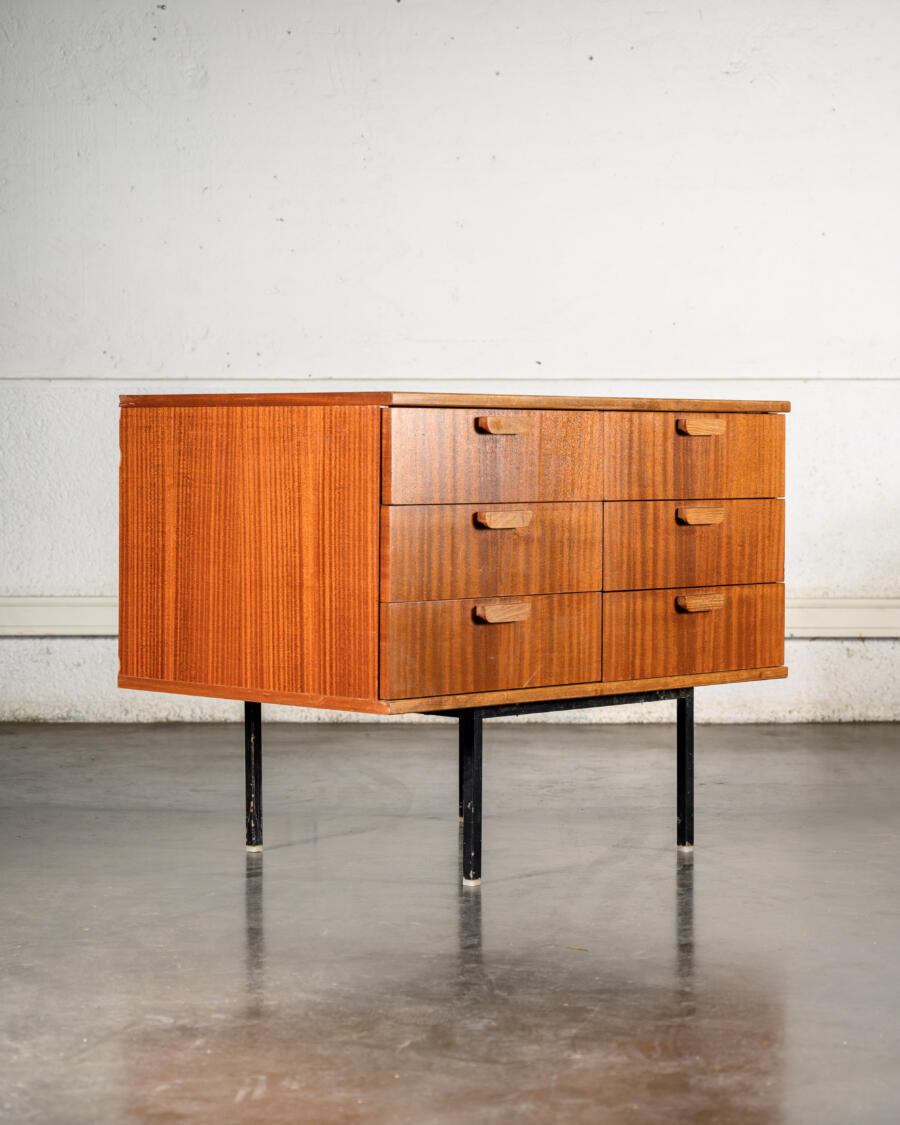 Commode vintage  6 tiroirs