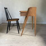 Foot oak writing desk