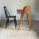 Bureau écritoire chêne pied portique