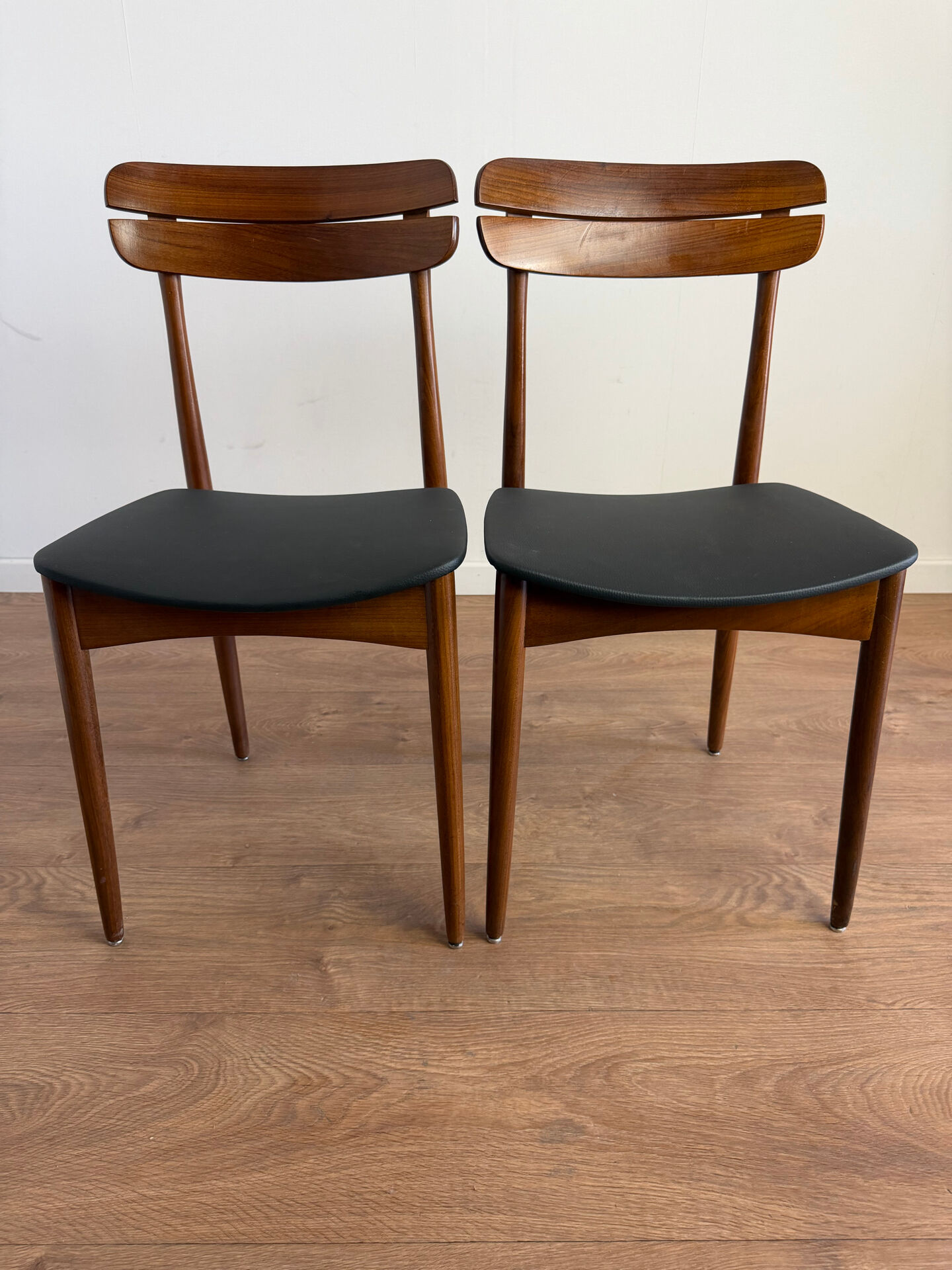 Set of 6 Scandinavian teak chairs – 1960s