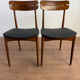 Set of 6 Scandinavian teak chairs – 1960s