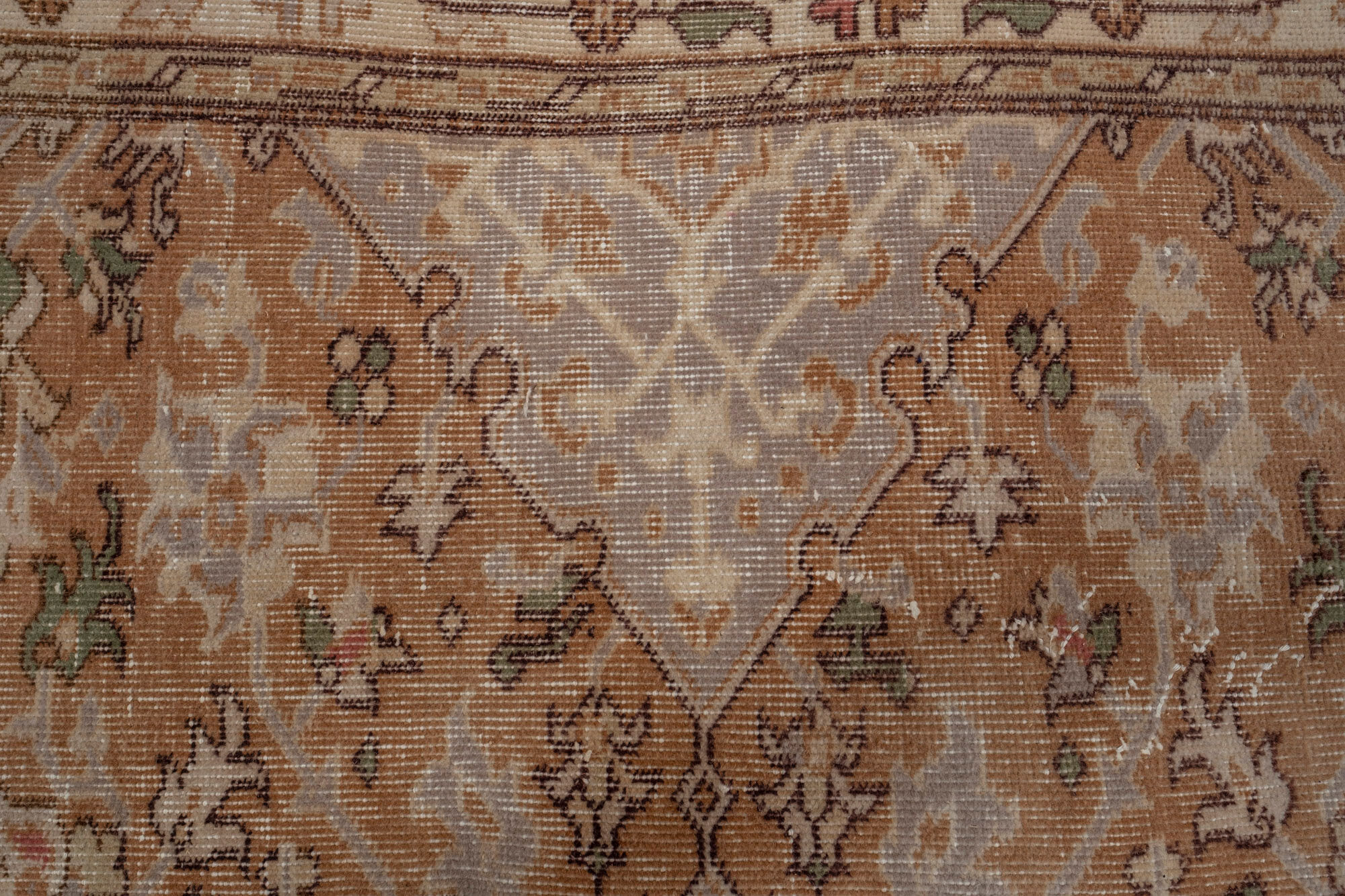 Small Turkish Distressed Runner Rug, 1970s 62 x 300 cm