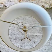 Lampadaire laiton vintage, tripode circa 1960s