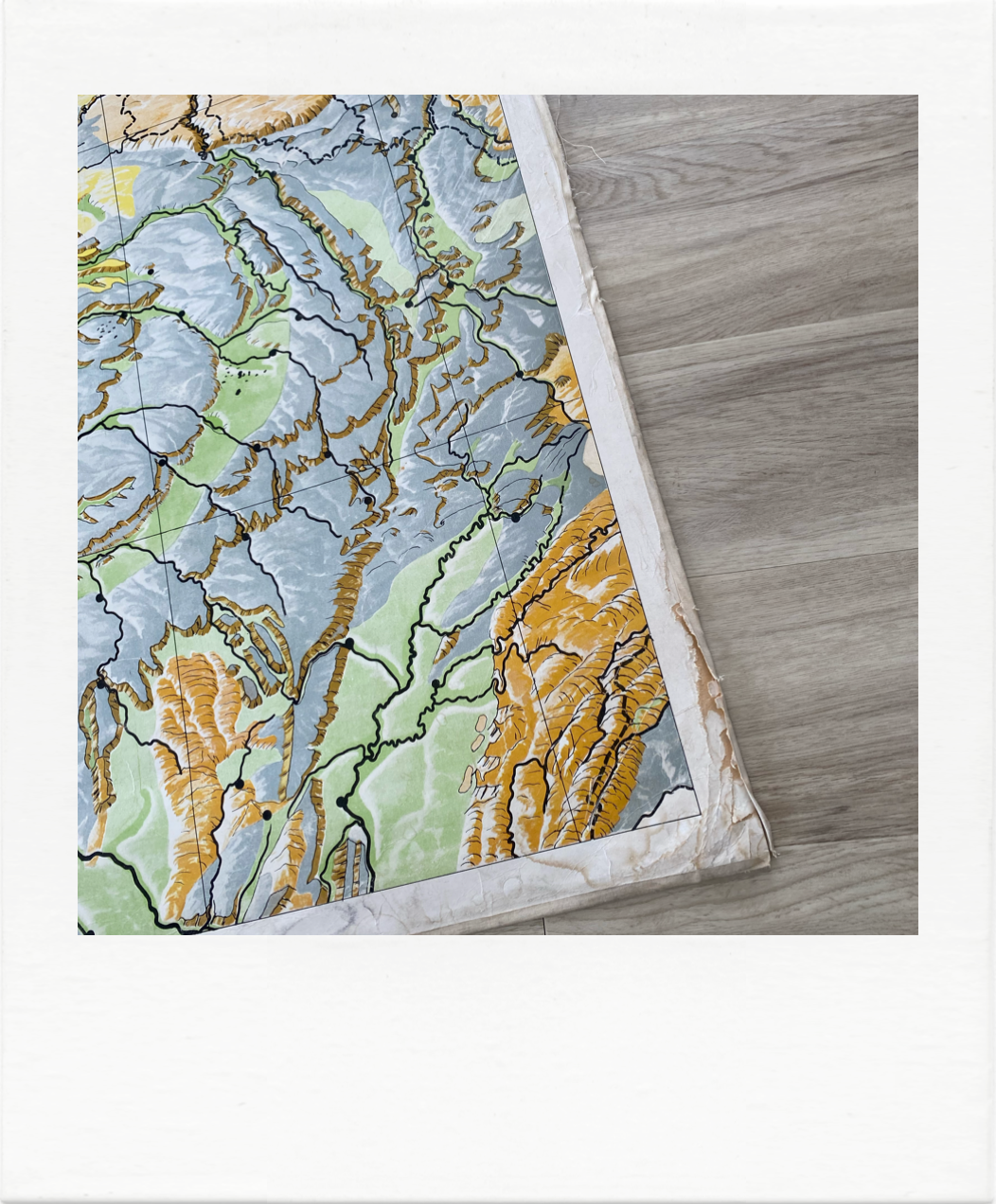 Carte scolaire ancienne Bassin parisien