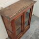 Petite armoire vitrée en chêne
