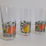 Fruit pattern glasses
