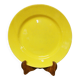 Vintage yellow round plate HBCM