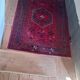 Vintage Iranian rug from the 1950s. Handcrafted, handmade.