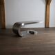 Rare Marzio Cecchi Steel Diapason Desk For Studio Most Firenze, 1970s