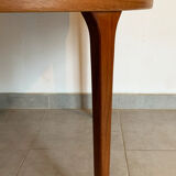 Table danoise teck scandinave par Oluf Theodor Larsen 1960 extensible
