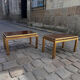 Paire de tables basses des années 70.