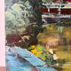 Japanese garden, oil on canvas signed Johner