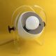 Lampe Massive Eye Ball Space Age Atomic, France années 70