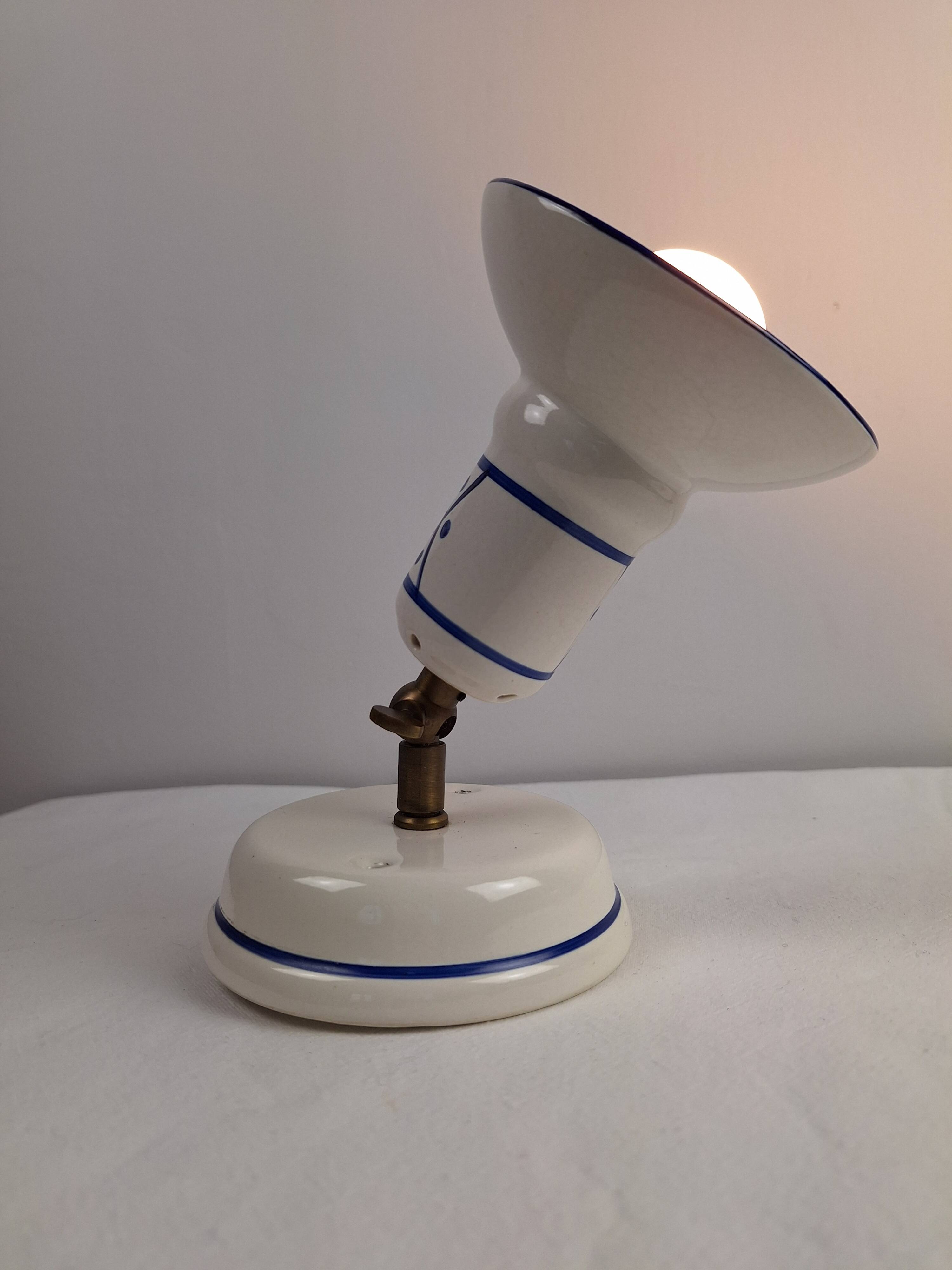 Rustic shabby kitchen ceramic spotlight