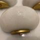 Murano Glass Brass Sconces Set of 4 1970’s