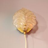 Glass wall lamp by Raf Sweden, 1970s