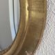 Vintage 1970s sun mirror witch's eye wood and gold - 42 cm