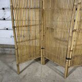 Paravent vintage en bambou